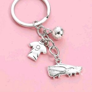 Soccer ball Charm Keychain.